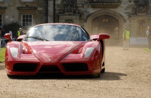 The Ferrari Enzo was loudest in show The Ferrari Enzo was loudest in show