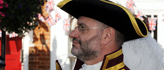 Owen Collier, town crier, royal Wootton Bassett