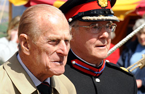 The Duke of Edinburgh with Lord Lansdowne