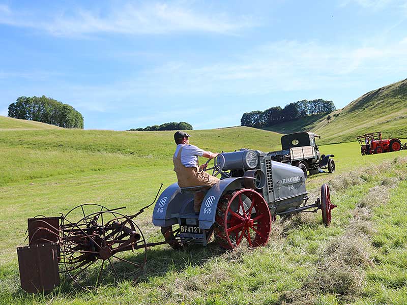 Historic Farming demonstration at Chalke Valley History Festival 2017